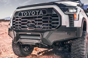 Toyota Tundra Bumper - Front - Go Rhino - Element w/ Fixed Light Bar Mount - Textured Black - `22-`26